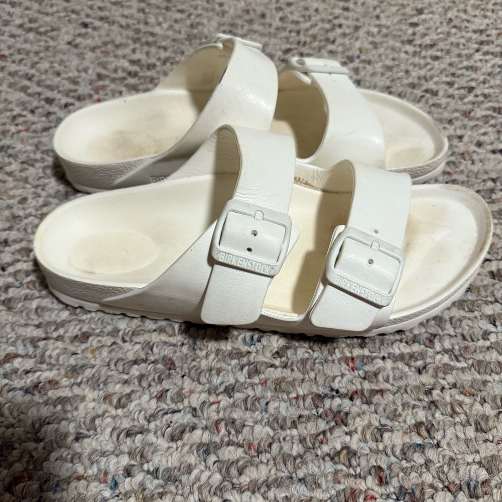 Birkenstock Women's Arizona EVA Sandal in White- Size 39 (8/8.5)